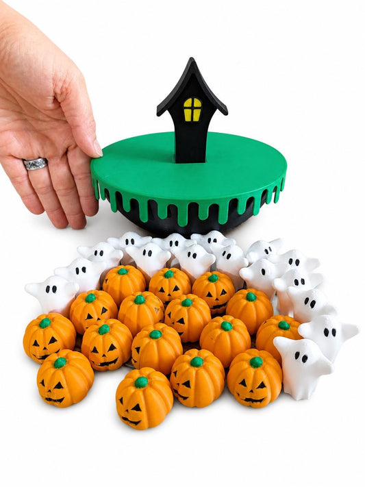 Halloween Balancing Game | Ghost & Pumpkin Stacking Toy for Kids