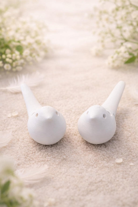 Bird Whistle Instrument — Kids Musical Bird Call Toy & Ocarina (2-Pack)