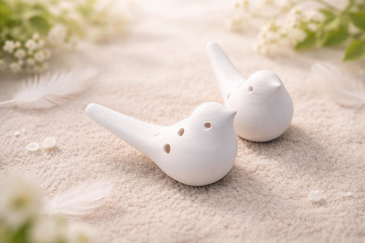 Bird Whistle Instrument — Kids Musical Bird Call Toy & Ocarina (2-Pack)
